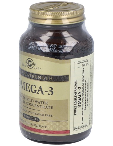 Omega 3 Triple Concentracion 50Cap.Blanda