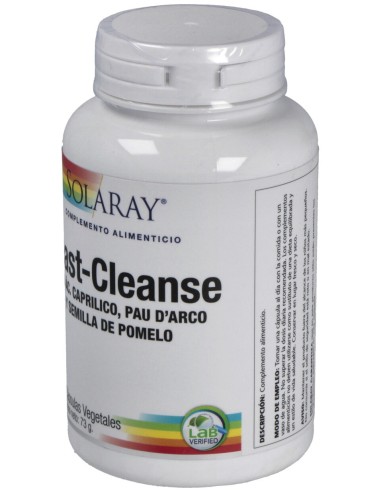 Solaray Yeast Cleanse 90Cáps