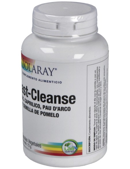 Solaray Yeast Cleanse 90Cáps
