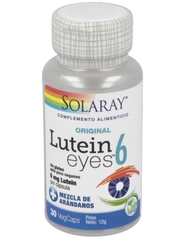 Solaray Lutein Eyes 6 Mg 30 Cáps