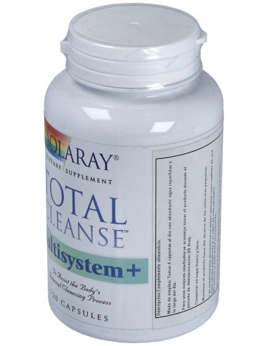 Solaray Total Cleanse Multisystem 120Cáps