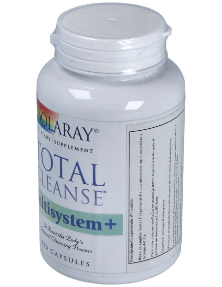 Solaray Total Cleanse Multisystem 120Cáps