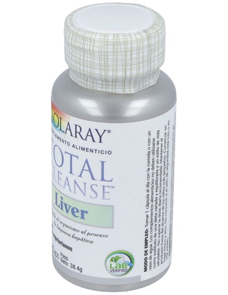 Solaray Total Cleanse Liver 60Cáps