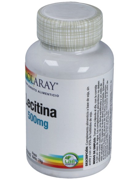 Solaray Lecitina Soja Oil Free 100P