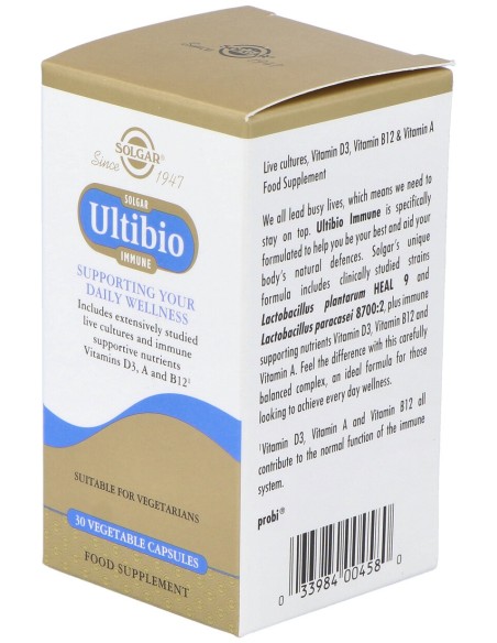 Ultibio Immune 30Cap.Veg.