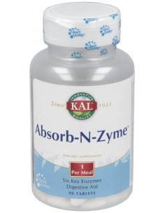 Kal Absorb N Zyme 90 Tabletas
