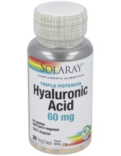 Solaray Hyaluronic Acid 60Mg 30Cáps