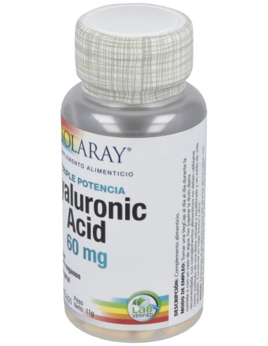 Solaray Hyaluronic Acid 60Mg 30Cáps