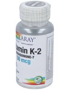 Solaray K2 Menaquinone-7 30Cáps
