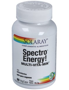Solaray Spectro Energy Multivitamin 60 Capsules