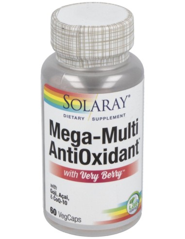 Solaray Mega Antioxidante Very Berry 60Cáps