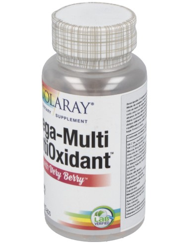 Solaray Mega Antioxidante Very Berry 60Cáps