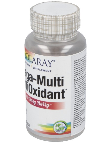 Solaray Mega Antioxidante Very Berry 60Cáps