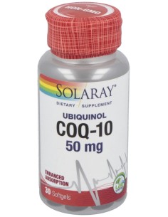 Solaray Ubiquinol Coenzima Q10 50Mg