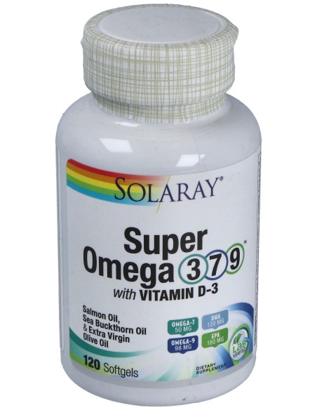 Solaray Super Omega 3-7-9 120 Perlas