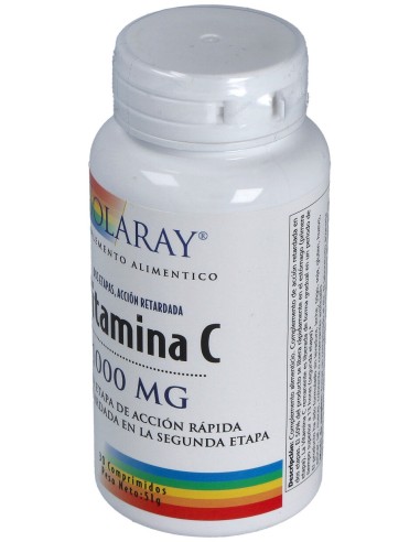 Solaray Small Vit C 1000Mg 30Comp