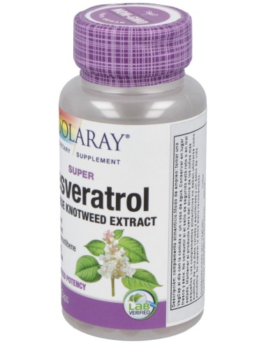Solaray Super Resveratrol 250Mg 30Cáps