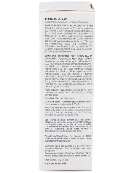 Codiet Elergisol Clasic Alergisol 50Ml