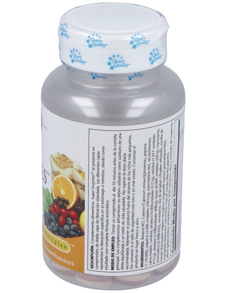 Kal Super Enzymes Accion Prolongada 60Comp