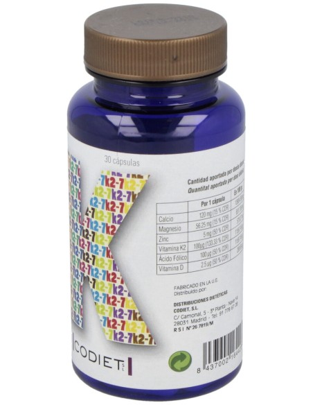 Codiet Vitamina K2 7 30Caps