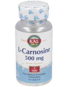 Kal L Carnosine 500 Mg 30Caps