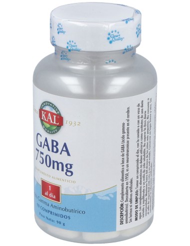 Gaba 750Mg. 90Comp. Kal