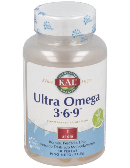 Kal Ultra Omega 3-6-9 50 Perlas