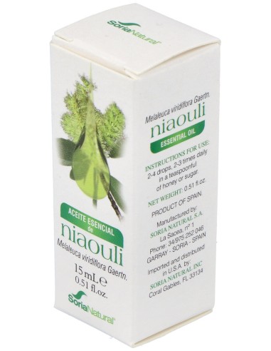 Soria Natural Aceite Esencial Niaouli 15Cc