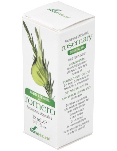 Alecrim Oleo Essencial 15Ml.