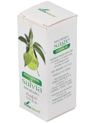 Soria Natural Aceite Esencial Salvia 15Cc