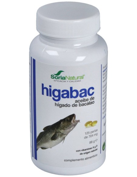 Higabac Aceite De Higado De Bacalao 125 Perlas