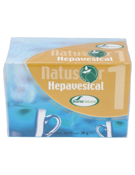 Soria Natural Natusor 01 - Hepavesical 20 Filtros