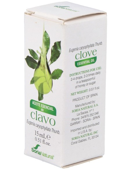 Soria Natural Aceite Esencial Clavo 15Ml