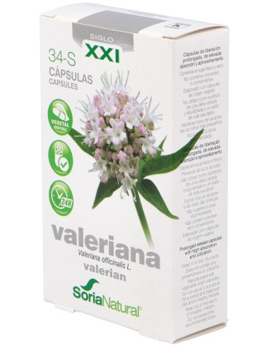 Soria Natural Valeriana Retard 30-S 30Cáps