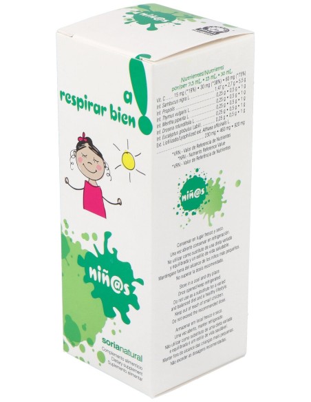 Soria Natural Jarabe Infantil A Respirar Bien 150Ml