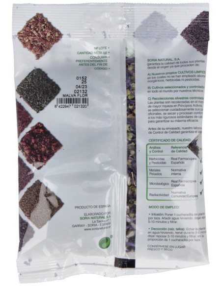 Soria Natural Infusion Malva Flor 25G