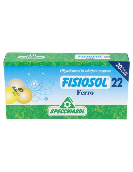Fisiosol 22 Hierro 20Amp.