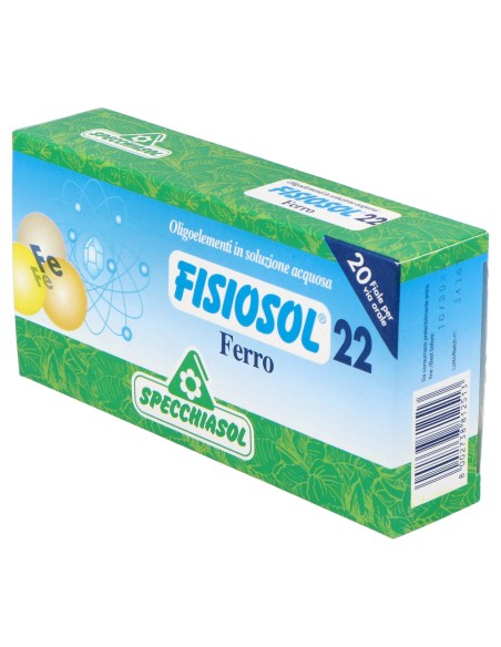 Fisiosol 22 Hierro 20Amp.