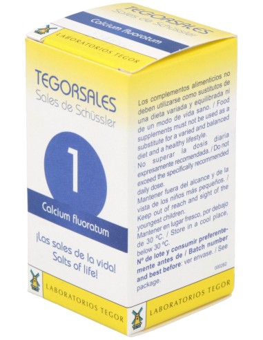 Calcium-Fluor.D12 Tegorsales (Nº1) 350 Comp.20G