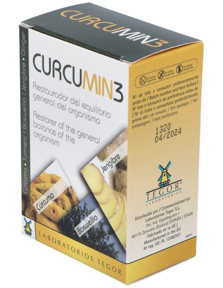 Tegor Curcumin 3 30Comp