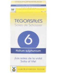 Kalium-Sulf.D6 Tegorsales (Nº6) 350 Comp.20G