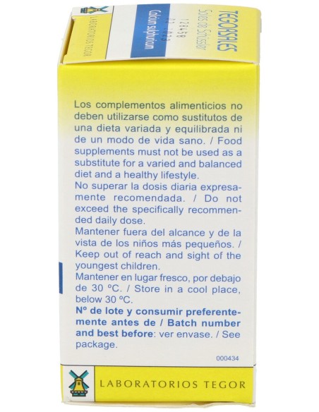 Calcium-Sulf.D6 Tegorsales (Nº12) 350 Comp.20G