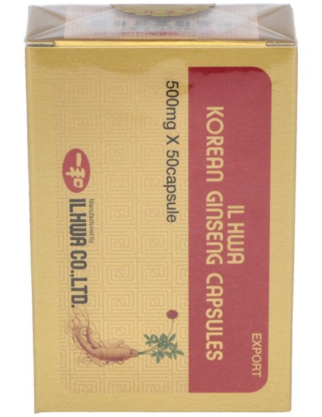 Tongil Il Hwa Cápsulas Deginseng 50 Cápsulas