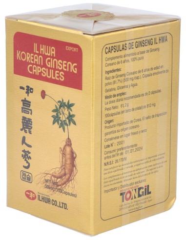 Tongil Ginseng Coreano 100Caps