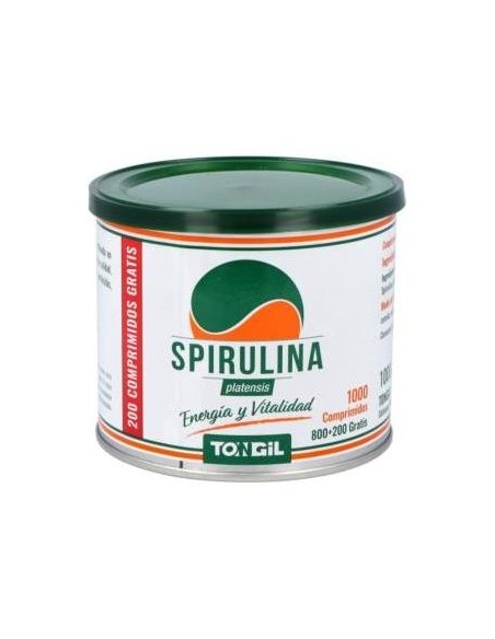 Tongil Alga Base Spirulina  800 Comprimidos