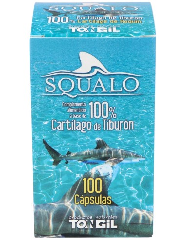Squalo Cartilago De Tiburon Puro 750Mg. 100Cap.