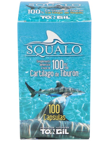 Squalo Cartilago De Tiburon Puro 750Mg. 100Cap.