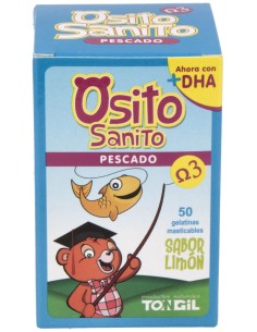 Tongil Osito Sanito Pescado 50Gelatinas Masticable