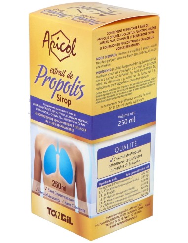 Apicol Extracto Propolis Jarabe 250Ml.