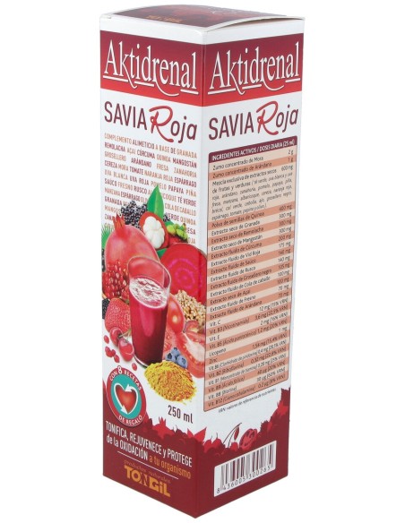 Aktidrenal Savia Roja 250Ml. Lineabel